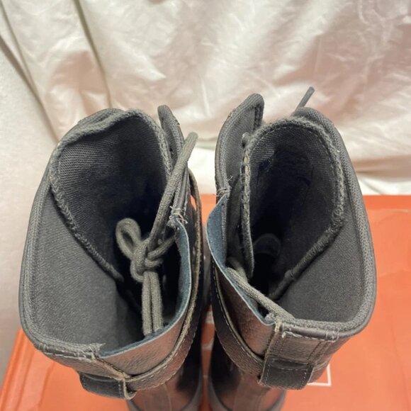 Converse Chuck 70 De Luxe Heel Leather Boot US W7 Black - Picture 4 of 11